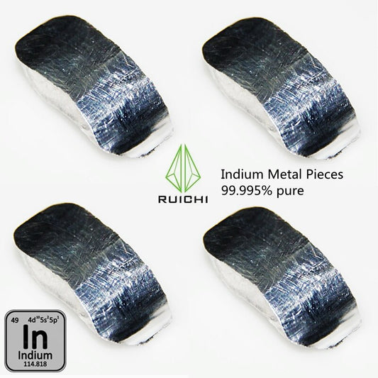 Indium Metal 20g, Indium 99.995% pure block ingot
