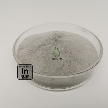 Indiummetallpulver 1000 g, 99,99 % Reinheit, 1 kg Element 49