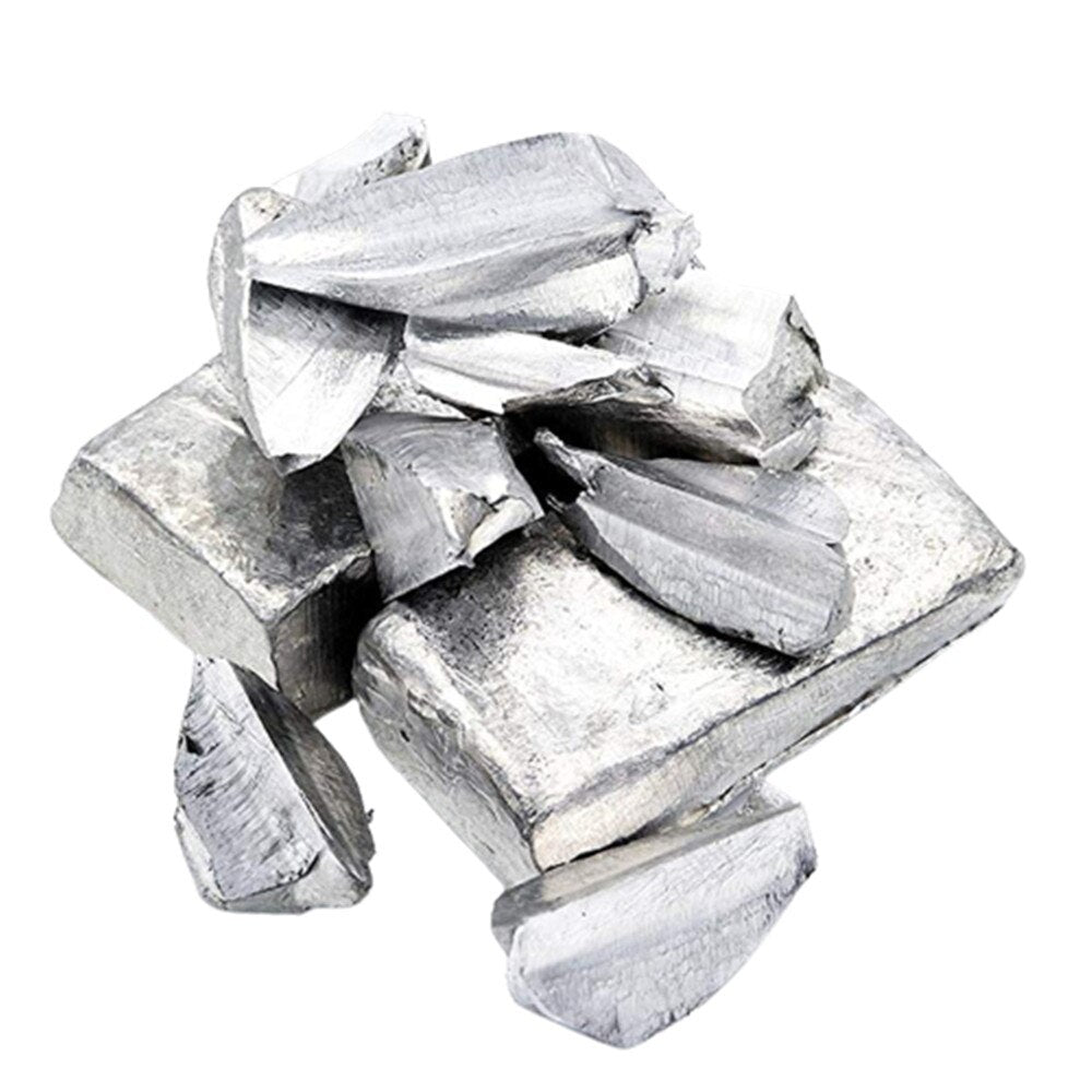 50 Gramm Indium-Metallblock 99,995 % hoher Reinheitsgrad in Elementbarren für Hobby-Sammlung, Probe für Chemieexperimente 
