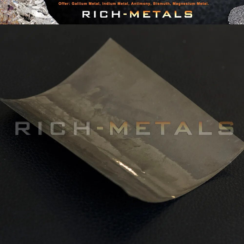 0.05mm thickness Magnesium Metal Foil,  0.05*100*100 mm/pc,  Mg 99.99% Pure foil