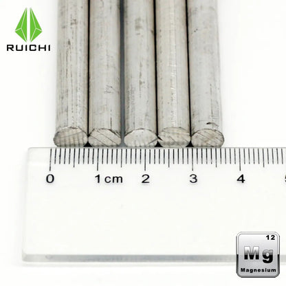 15개 마그네슘 막대 마그네슘 금속 스틱 99.95% 순수 7mm 직경 X 152mm 길이