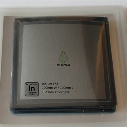 0,2 mm dickes Indiumfolien-Metallblech, 99,995 % rein