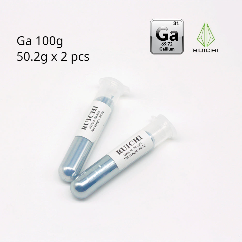 Galliummetall 99,99 % im Topf mit 5 g, 7,5 g, 10 g, 15 g, 20 g, 25 g, 40 g, 50 g, 60 g, 100 g, 200 g, 250 g, 500 g, 1000 g 