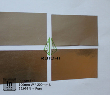 0,5 mm dickes Indiumfolien-Metallblech, 99,995 % rein