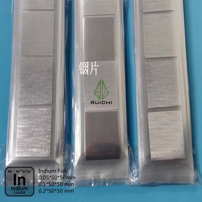 0,1 mm dickes Indiumfolien-Metallblech, 99,995 % rein